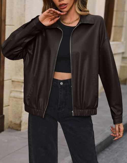 Load image into Gallery viewer, Ivy Lane Pocketed Zip Up Collared Neck Jacket
