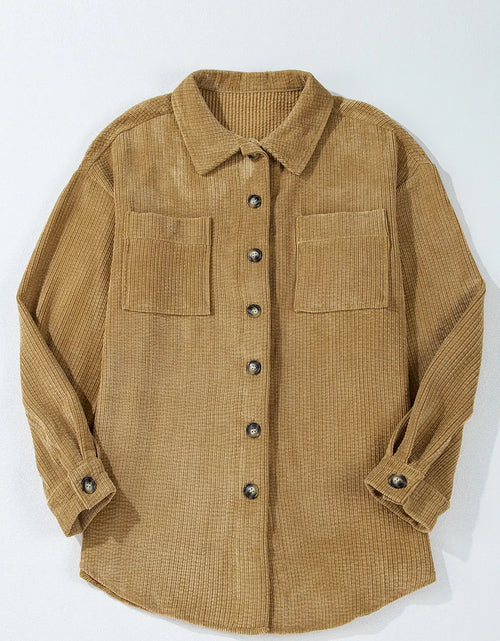 Load image into Gallery viewer, Button Up Long Sleeve Jacket

