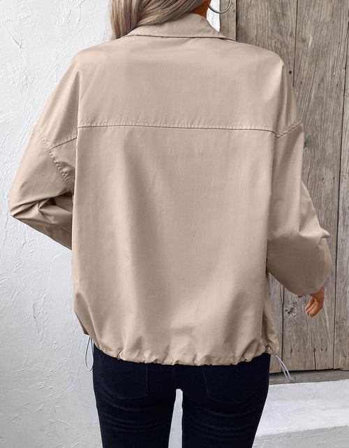 Load image into Gallery viewer, Ivy Lane Pocketed Zip Up Long Sleeve Jacket
