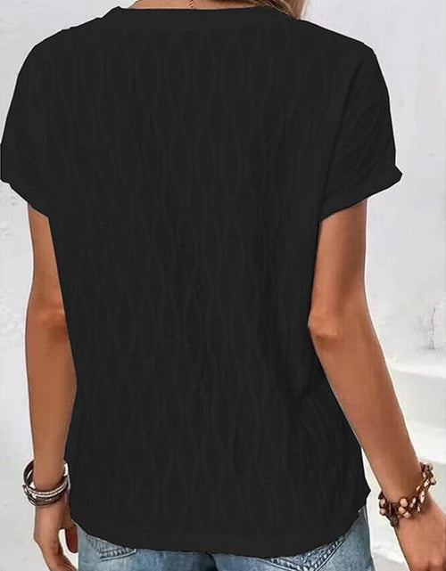 Load image into Gallery viewer, Full Size Round Neck Short Sleeve T-Shirt
