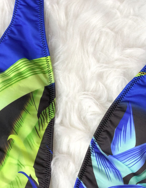 Load image into Gallery viewer, Printed Halter Neck One-Piece Swimwear
