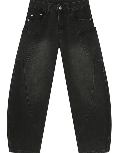 Load image into Gallery viewer, Mid Rise Waist Jeans with Pockets
