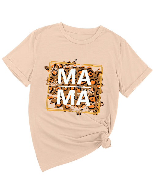 Load image into Gallery viewer, MAMA Round Neck Short Sleeve T-Shirt
