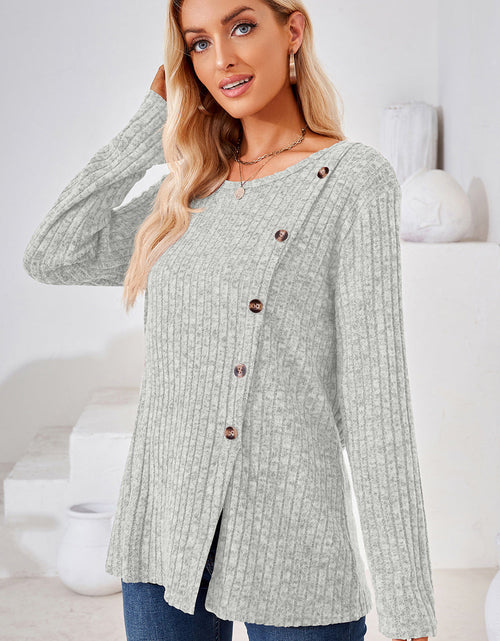 Load image into Gallery viewer, Round Neck Long Sleeve T-Shirt
