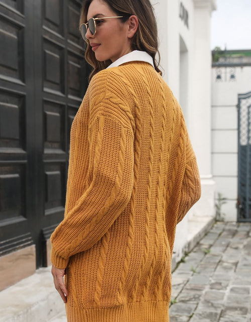 Load image into Gallery viewer, Open Front Longline Cardigan with Pockets
