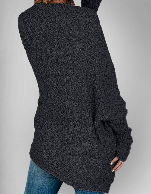 Load image into Gallery viewer, Double Take Pocketed Open Front Long Sleeve Cardigan
