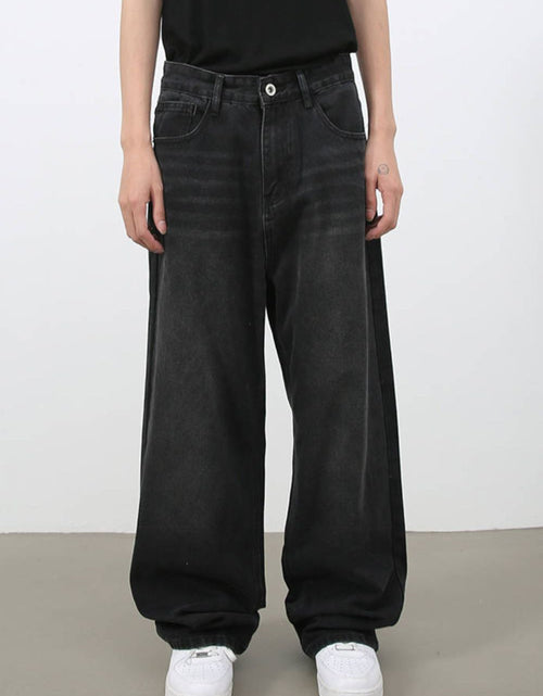 Load image into Gallery viewer, Men's Wide Leg Jeans with Pockets
