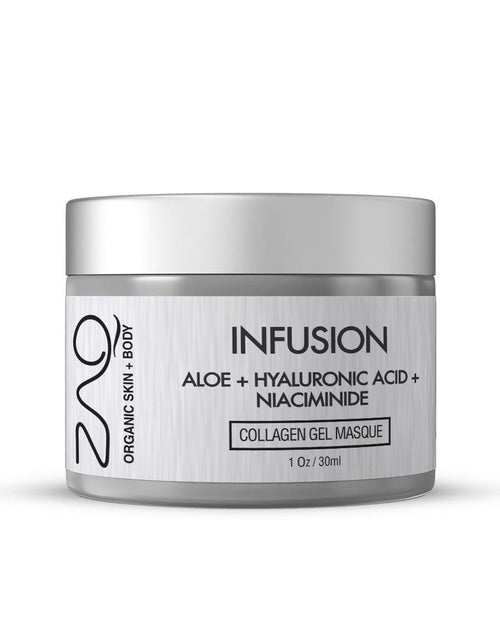Load image into Gallery viewer, ZAQ Organic Infusion Collagen Gel Masque - Aloe + Hyaluronic Acid + Niacinamide by ZAQ Skin &amp; Body

