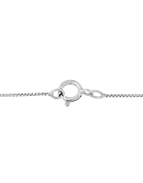 Load image into Gallery viewer, .925 Sterling Silver 1/4 Cttw Brilliant-Cut Diamond Open Heart Twisted Awareness Ribbon 18" Pendant Necklace (H-I Color, I1-I2 Clarity) by Haus of Brilliance
