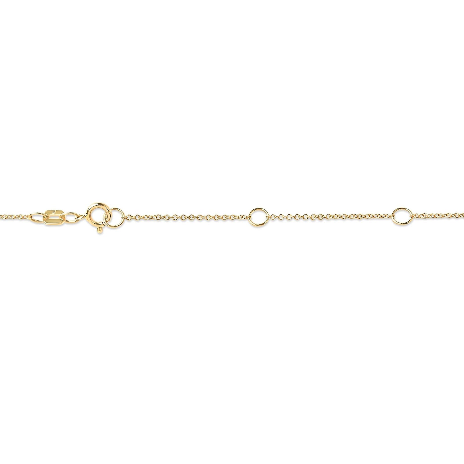 14K Gold Lab Grown Diamond Modern Bezel-Set Solitaire 16"-18" Pendant Necklace (F-G Color, VS2-SI1 Clarity) by Haus of Brilliance