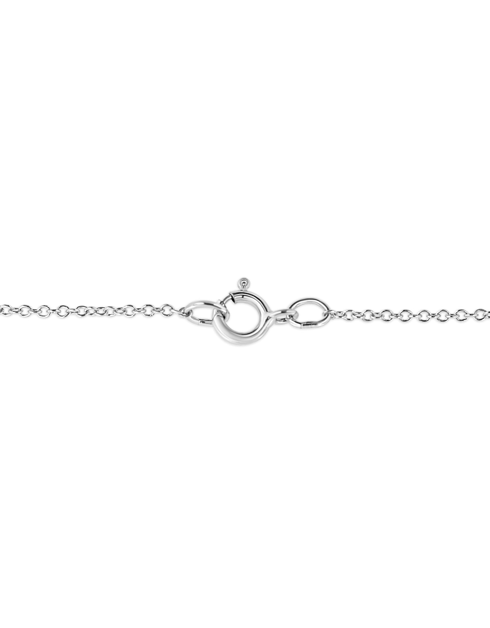 .925 Sterling Silver Pave-Set Diamond Accent Kite Shape 18" Pendant Necklace (I-J Color, I1-I2 Clarity) by Haus of Brilliance