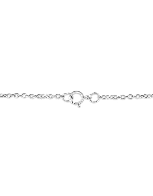 Load image into Gallery viewer, .925 Sterling Silver Diamond Accent Zodiac Key 18" Pendant Necklace (K-L Color, I1-I2 Clarity) by Infinite Jewels
