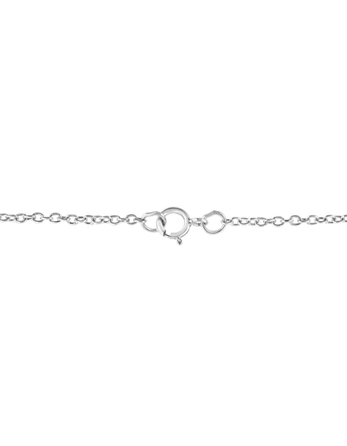 Load image into Gallery viewer, .925 Sterling Silver Diamond Accent Zodiac Key 18" Pendant Necklace (K-L Color, I1-I2 Clarity) by Haus of Brilliance
