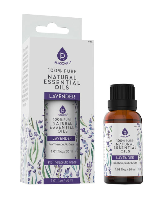 Load image into Gallery viewer, 100% Pure &amp; Natural Lavender Essential Oils by Pursonic
