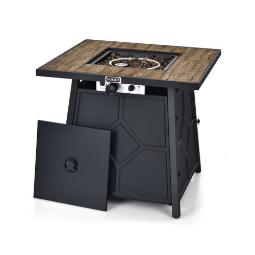 Load image into Gallery viewer, 40 000 BTU 28 Inches Propane Gas Fire Pit Table With Cover
