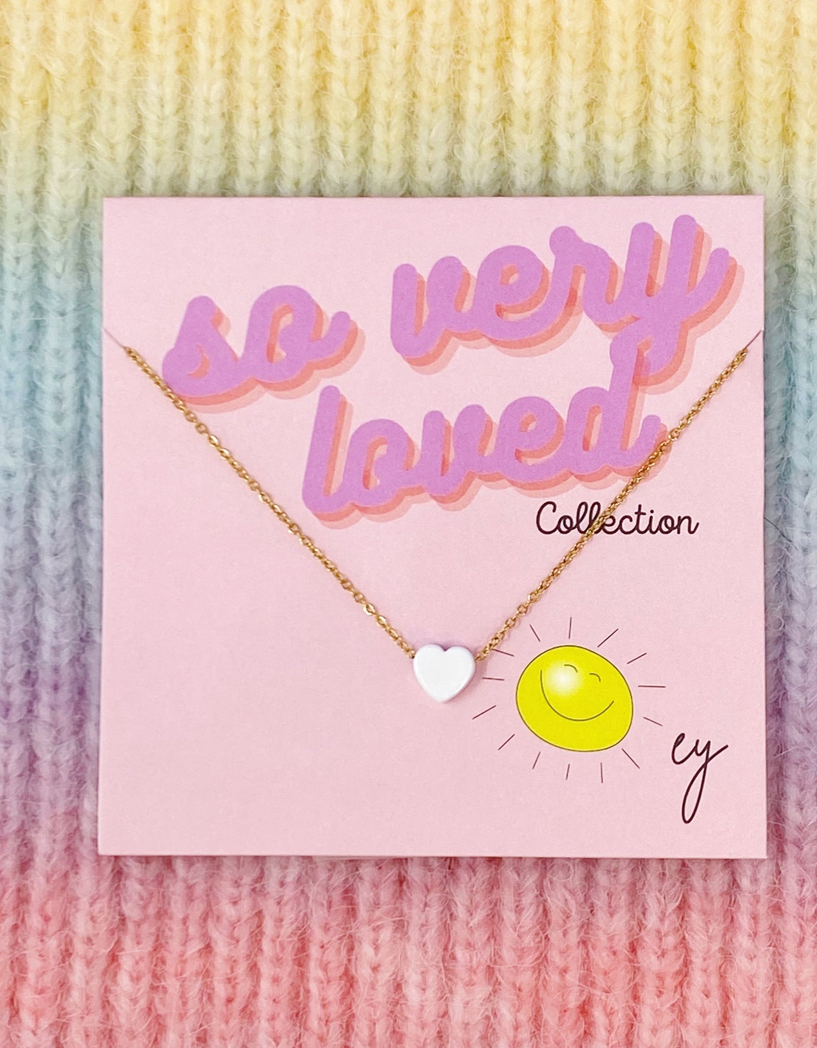 So Very Loved Heart Necklace by Ellisonyoung.com