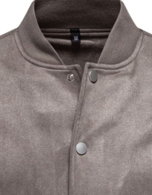 Load image into Gallery viewer, Men's Baseball Collar Snap Down Jacket
