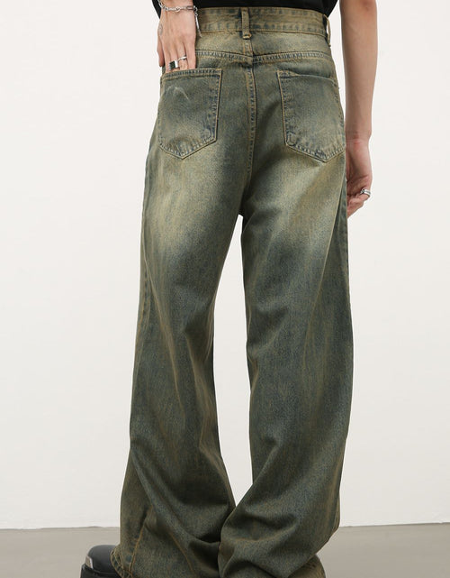 Load image into Gallery viewer, Men's Wide Leg Jeans with Pockets
