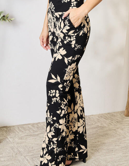 Load image into Gallery viewer, Heimish Full Size High Waist Floral Flare Pants

