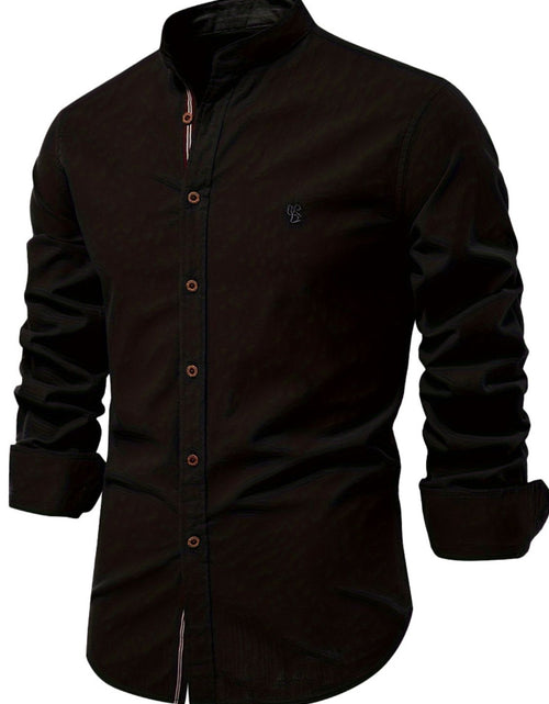 Load image into Gallery viewer, Men's Full Size Button Down Embroidered Shirt Plus Size
