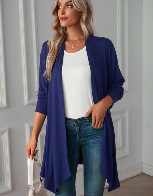 Load image into Gallery viewer, Open Front Long Sleeve Cardigan

