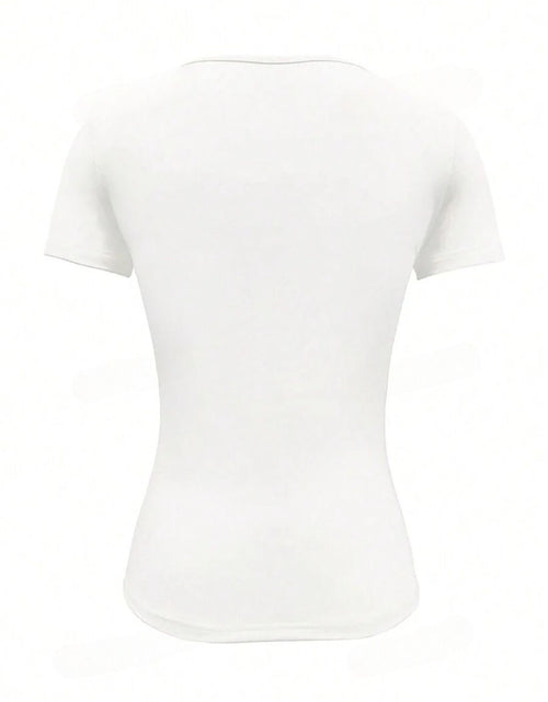 Load image into Gallery viewer, Round Neck Short Sleeve T-Shirt
