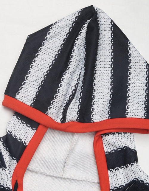 Load image into Gallery viewer, Perfee Contrast Striped Long Sleeve Hoodie
