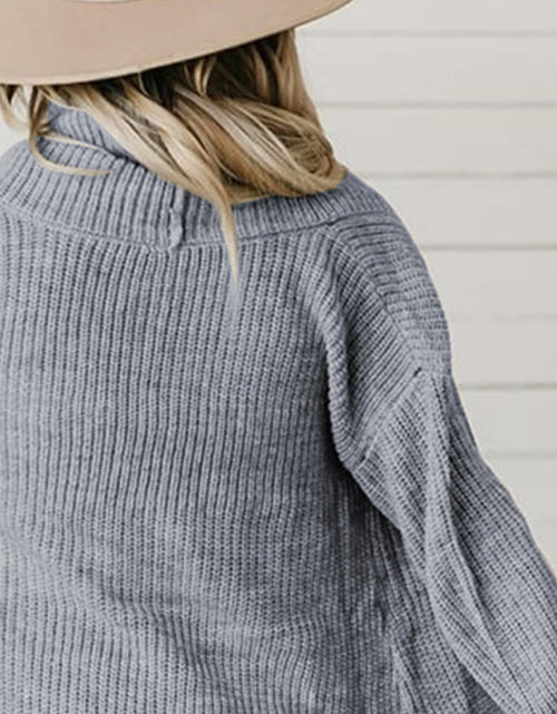 Load image into Gallery viewer, High-Low Open Front Cardigan with Pockets
