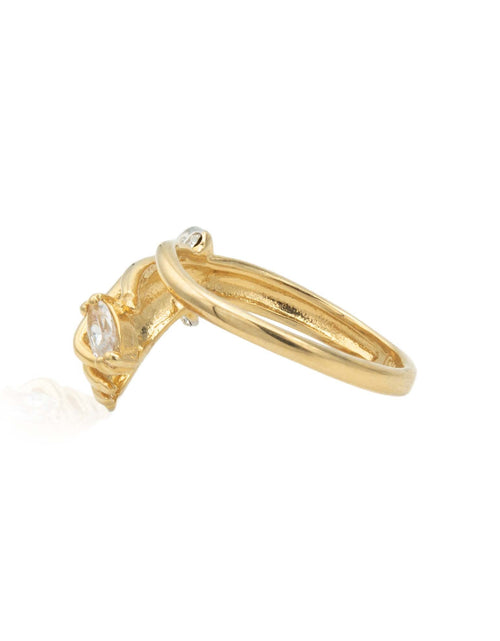 Load image into Gallery viewer, Vintage Austrian Crystals 18k Yellow Gold Matte or Polished Finish Made in USA by PVD Vintage Jewelry
