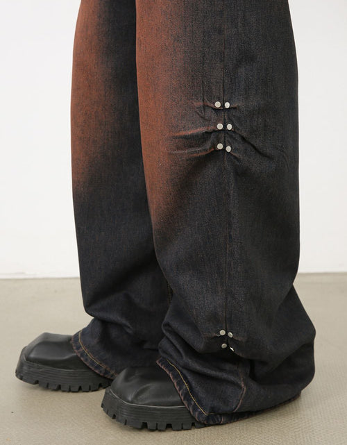 Load image into Gallery viewer, Men's Wasteland Style Wide Leg Jeans

