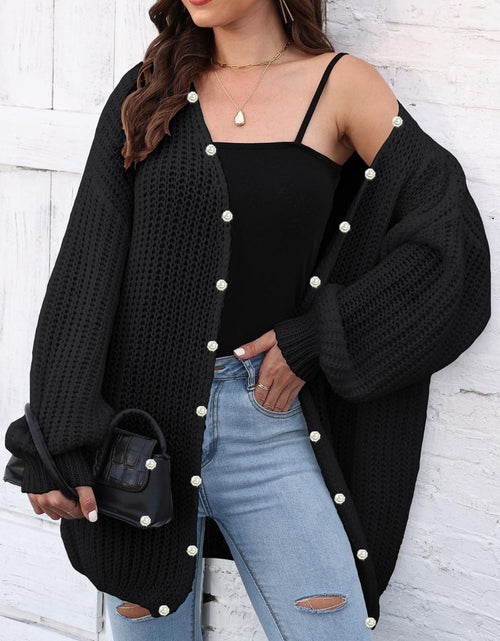 Load image into Gallery viewer, Open Front Long Sleeve Cardigan
