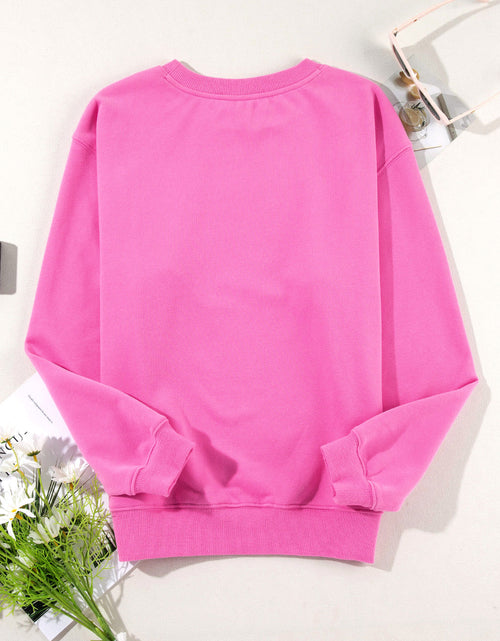 Load image into Gallery viewer, Round Neck Long Sleeve Sweatshirt
