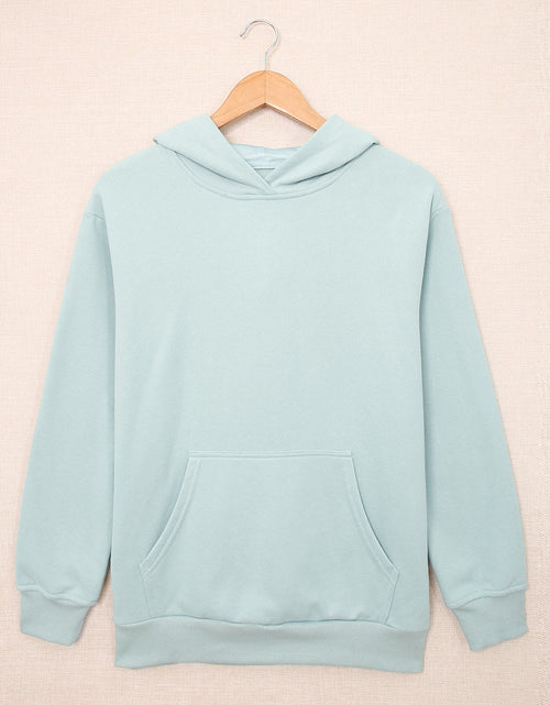 Load image into Gallery viewer, Dropped Shoulder Kangaroo Pocket Hoodie
