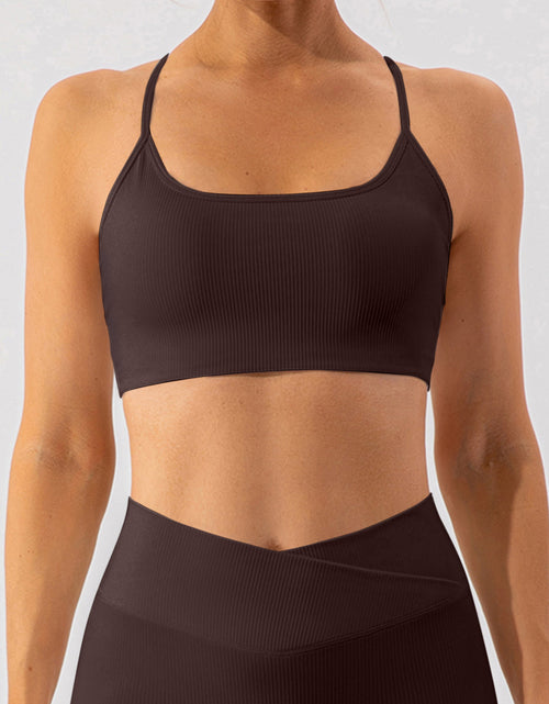 Load image into Gallery viewer, Spaghetti Strap Active Bra
