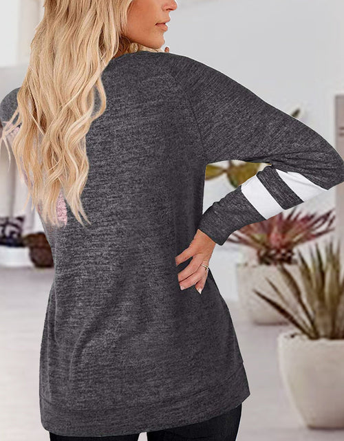 Load image into Gallery viewer, V-Neck Raglan Sleeve T-Shirt
