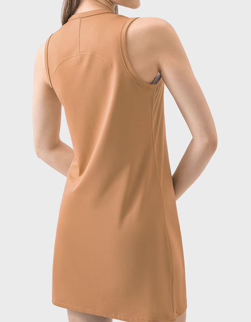 Load image into Gallery viewer, Millennia Round Neck Sleeveless Active Dress
