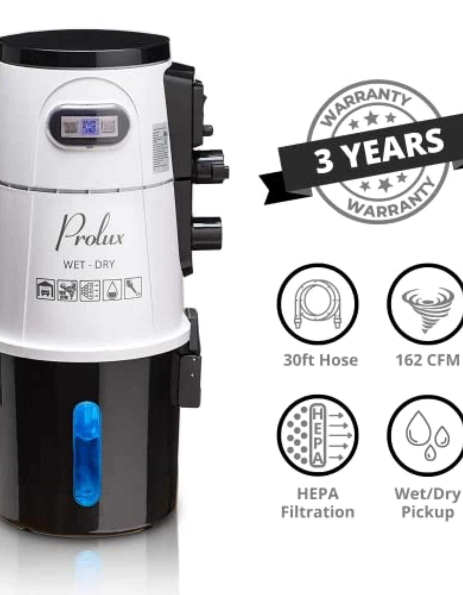 Prolux Wet/Dry Garage Vacuum, Shampooer, Blower and Detailer by Prolux Cleaners
