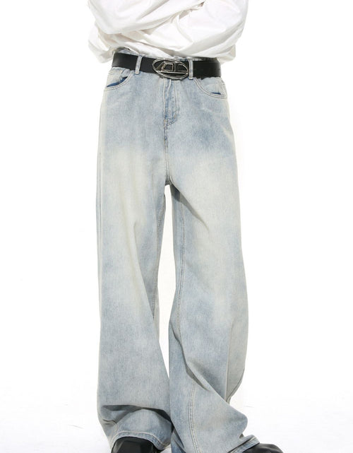 Load image into Gallery viewer, Washed Straight Leg Jeans
