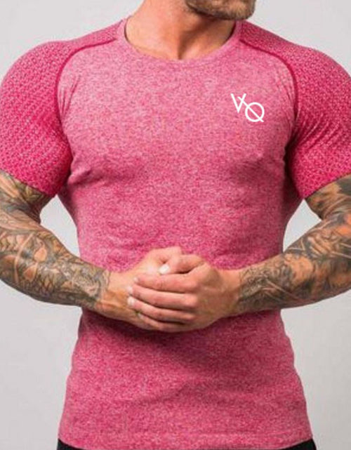 Load image into Gallery viewer, Men's Round Neck Short Sleeve T-Shirt
