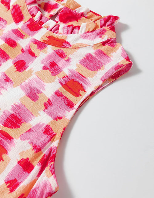 Load image into Gallery viewer, Printed Mock Neck Sleeveless Dress
