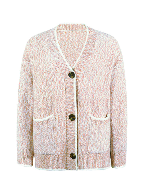 Load image into Gallery viewer, Button Down V-Neck Cardigan with Pockets
