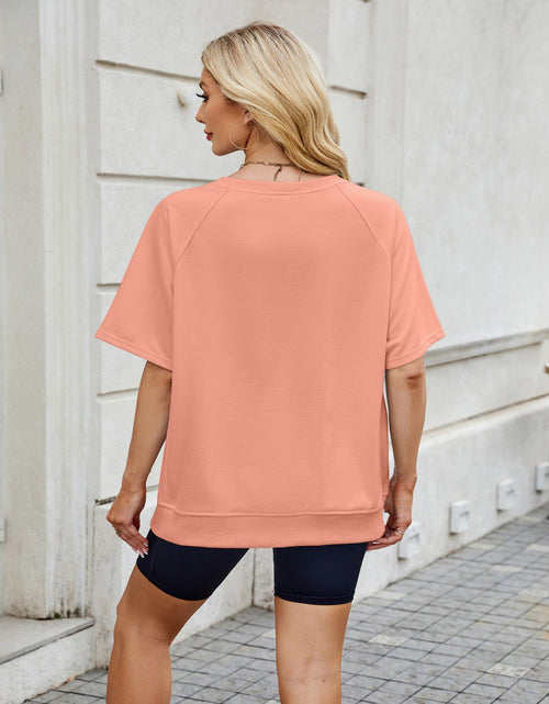Load image into Gallery viewer, Round Neck Short Sleeve T-Shirt
