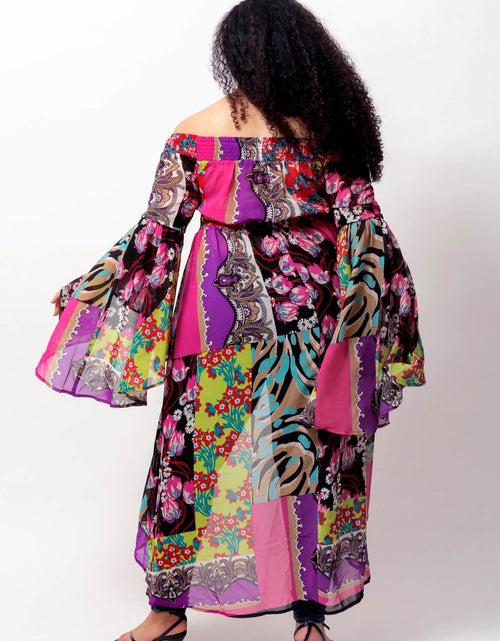 Load image into Gallery viewer, Femme Off The Shoulder Duster by LUVMEMORE
