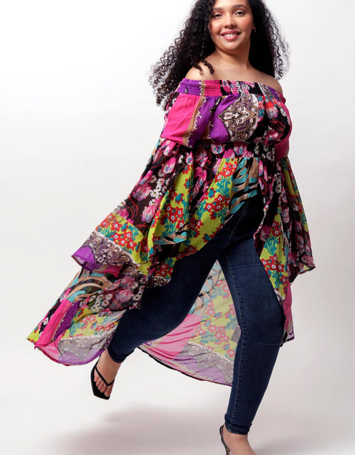 Load image into Gallery viewer, Femme Off The Shoulder Duster by LUVMEMORE
