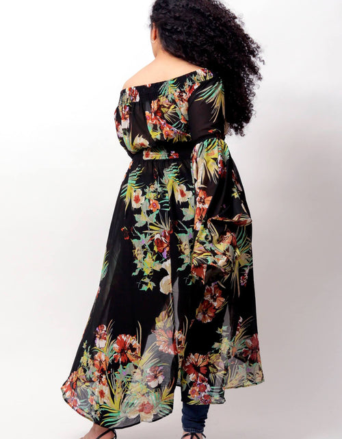 Load image into Gallery viewer, Laelia Off The Shoulder Duster by LUVMEMORE
