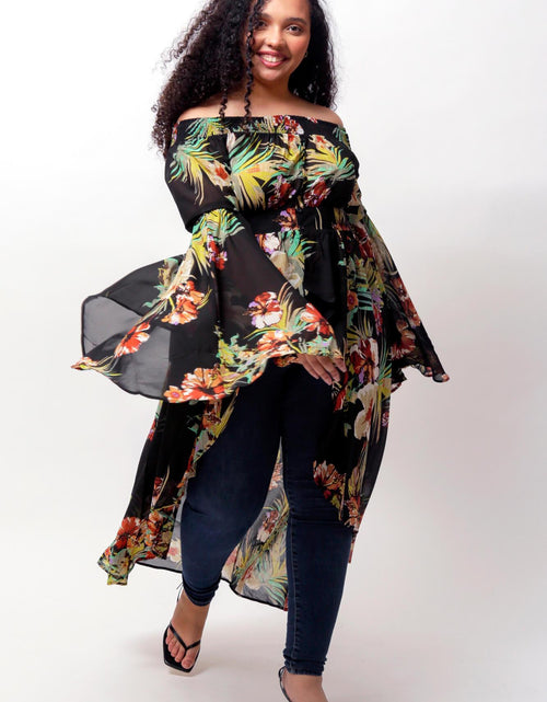 Load image into Gallery viewer, Laelia Off The Shoulder Duster by LUVMEMORE
