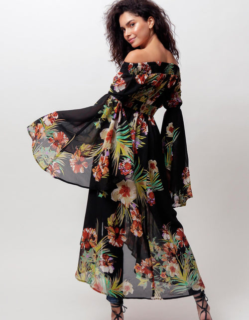 Load image into Gallery viewer, Laelia Off The Shoulder Duster by LUVMEMORE

