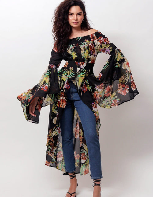 Load image into Gallery viewer, Laelia Off The Shoulder Duster by LUVMEMORE
