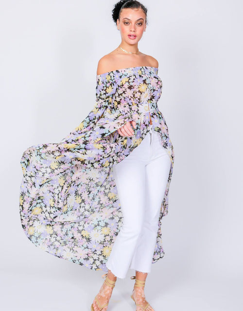 Load image into Gallery viewer, Abba Off The Shoulder Duster by LUVMEMORE
