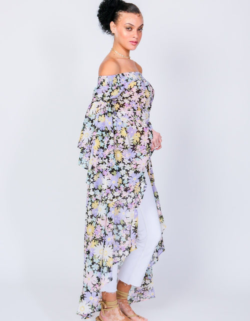 Load image into Gallery viewer, Abba Off The Shoulder Duster by LUVMEMORE
